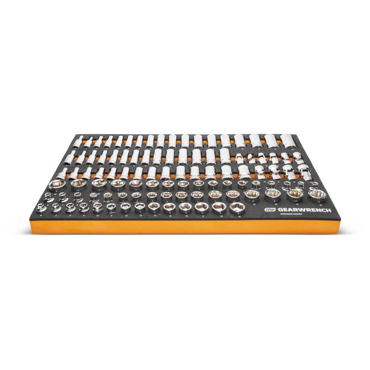 Gearwrench GWMSSKT38MM 104pc 3/8" Drive Master Metric Socket Set