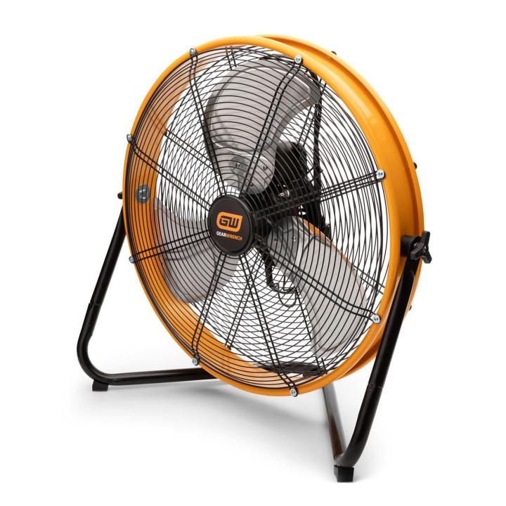 Gearwrench GWSFAN20 20" 3-Speed High Velocity Shop Fan, angle view