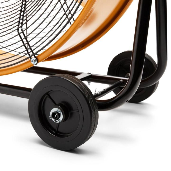 Gearwrench GWSFAN24 24-In Shop Fan - Solid Axle 5-In Wheels Close-Up