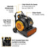 Gearwrench GWAM1800 1800 CFM Industrial Air Mover