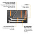 Gearwrench GWMSCWL12MM 24pc 12-Point Long Pattern Combination Metric Wrench Set