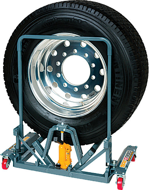 Gaither Y471106 Winntec Safergo Truck Tire Dolly with CollaPSIble Handle Frame, 350 Lbs Capacity - MPR Tools & Equipment