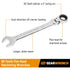GearWrench 3/8" 90-Tooth 12-Point Flex Head Ratcheting Combination Wrench