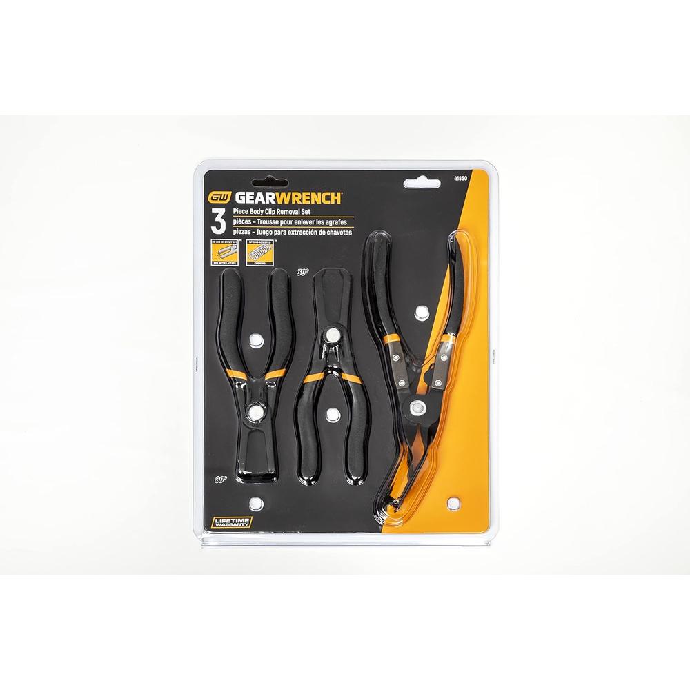 GearWrench 41850 3PC BODY CLIP SET