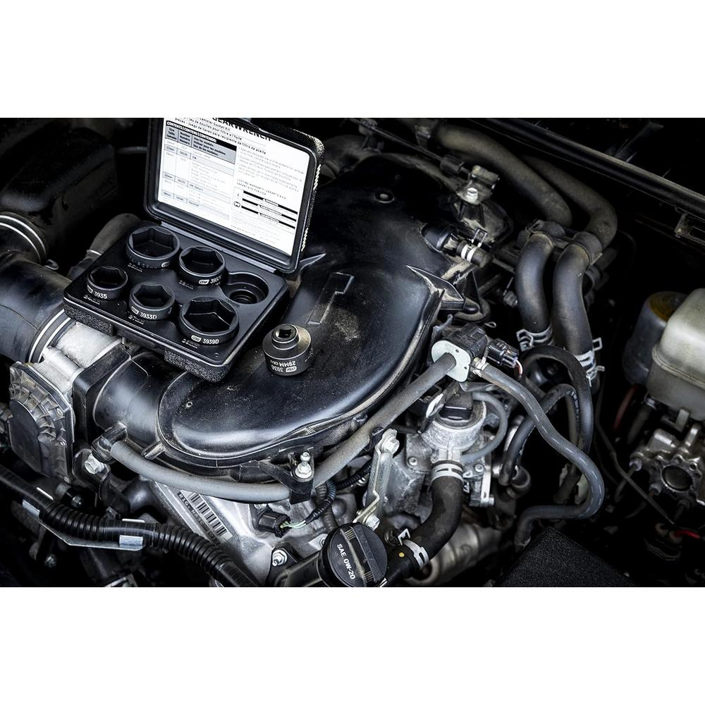 GearWrench 41890 6 Pc. Oil Canister Socket Set Service Kit