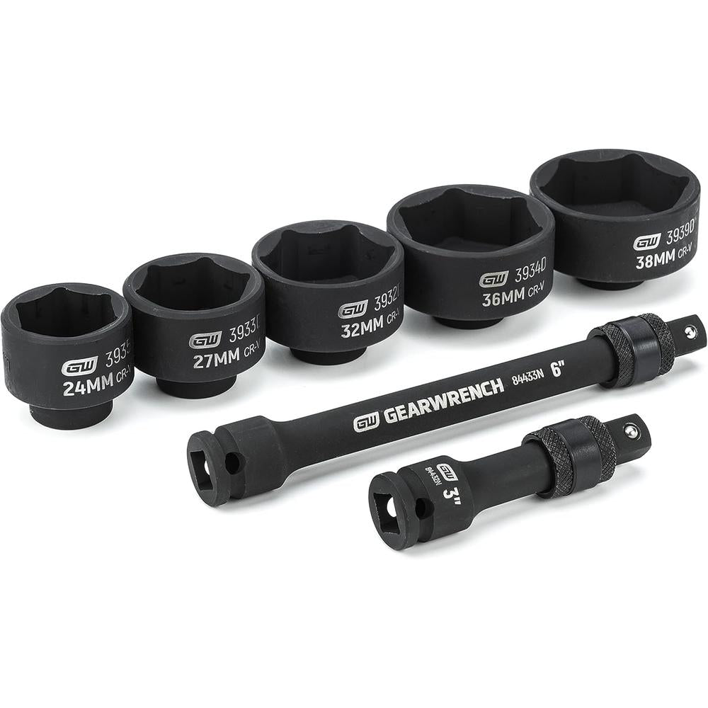 GearWrench 41890 6 Pc. Oil Canister Socket Set Service Kit