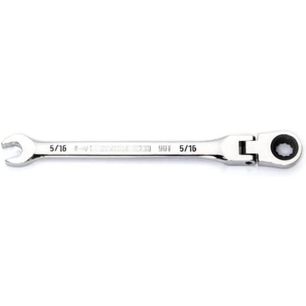 GearWrench 5/16" 90-Tooth 12-Point Flex Head Ratcheting Combination Wrench