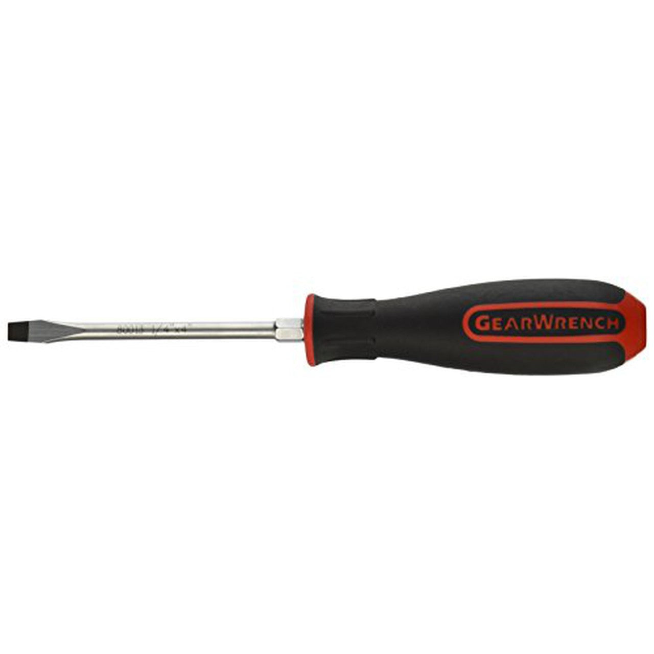 GearWrench 80013 1/4" x 4" Slotted Dual Material Screwdriver - MPR Tools & Equipment