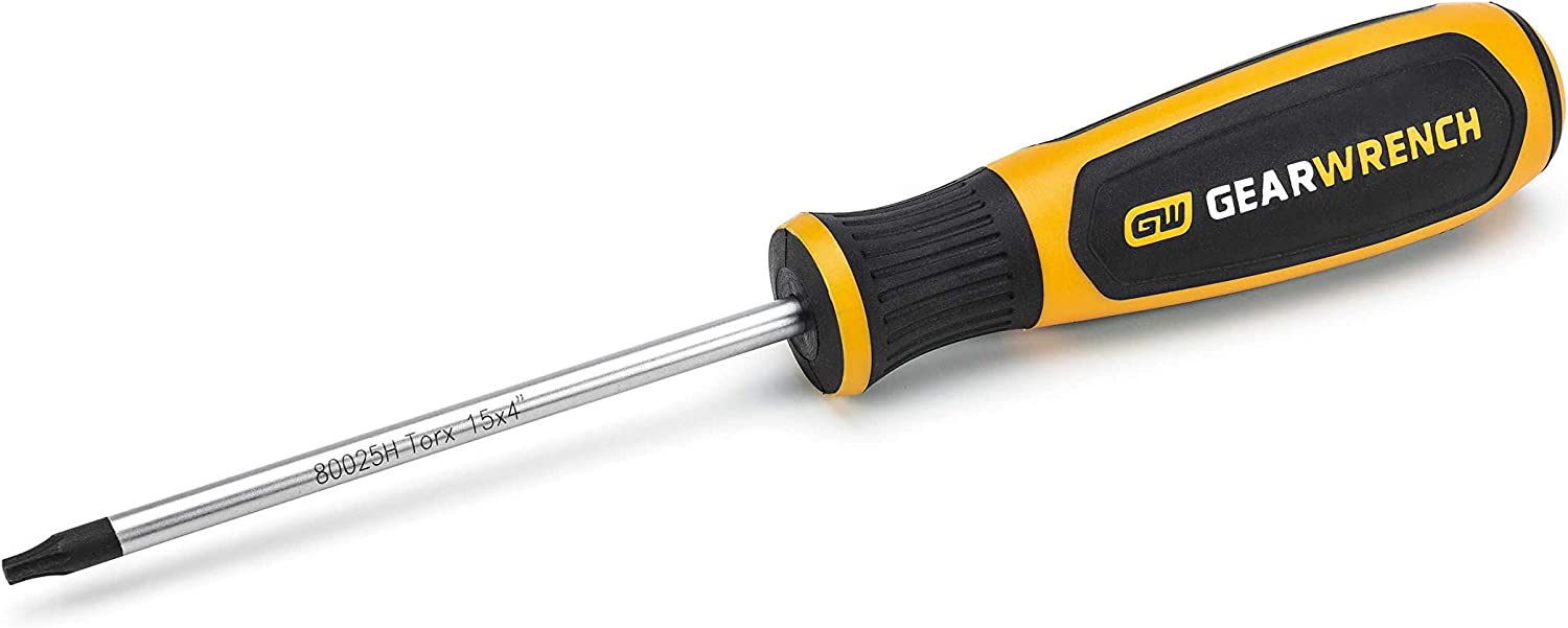 GearWrench 80025H T15 x 4" Torx® Dual Material Screwdriver - MPR Tools & Equipment