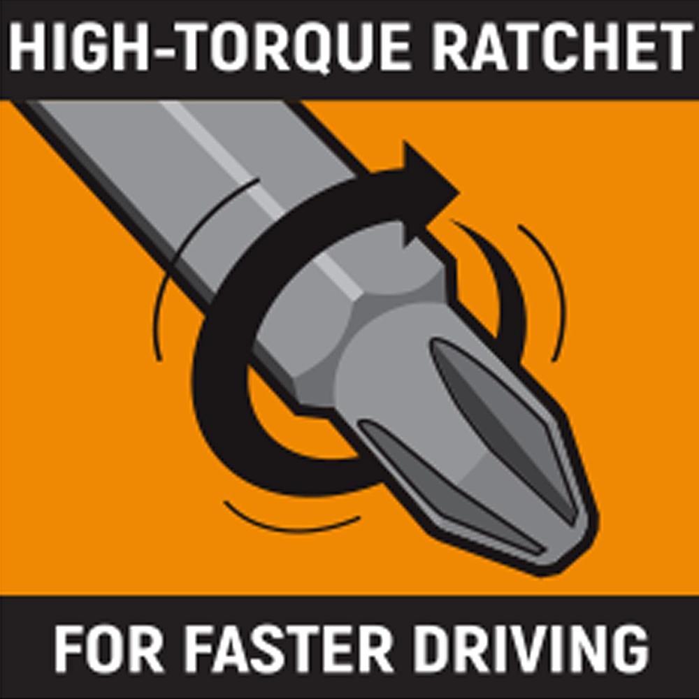 GearWrench 80061R 6-in-1 Stubby Ratcheting Multi-Bit Driver