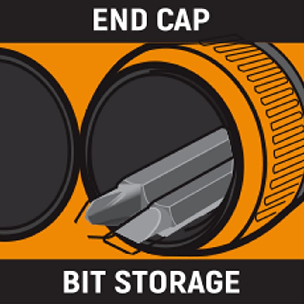 GearWrench 80061R 6-in-1 Stubby Ratcheting Multi-Bit Driver