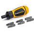 GearWrench 80061R 6-in-1 Stubby Ratcheting Multi-Bit Driver