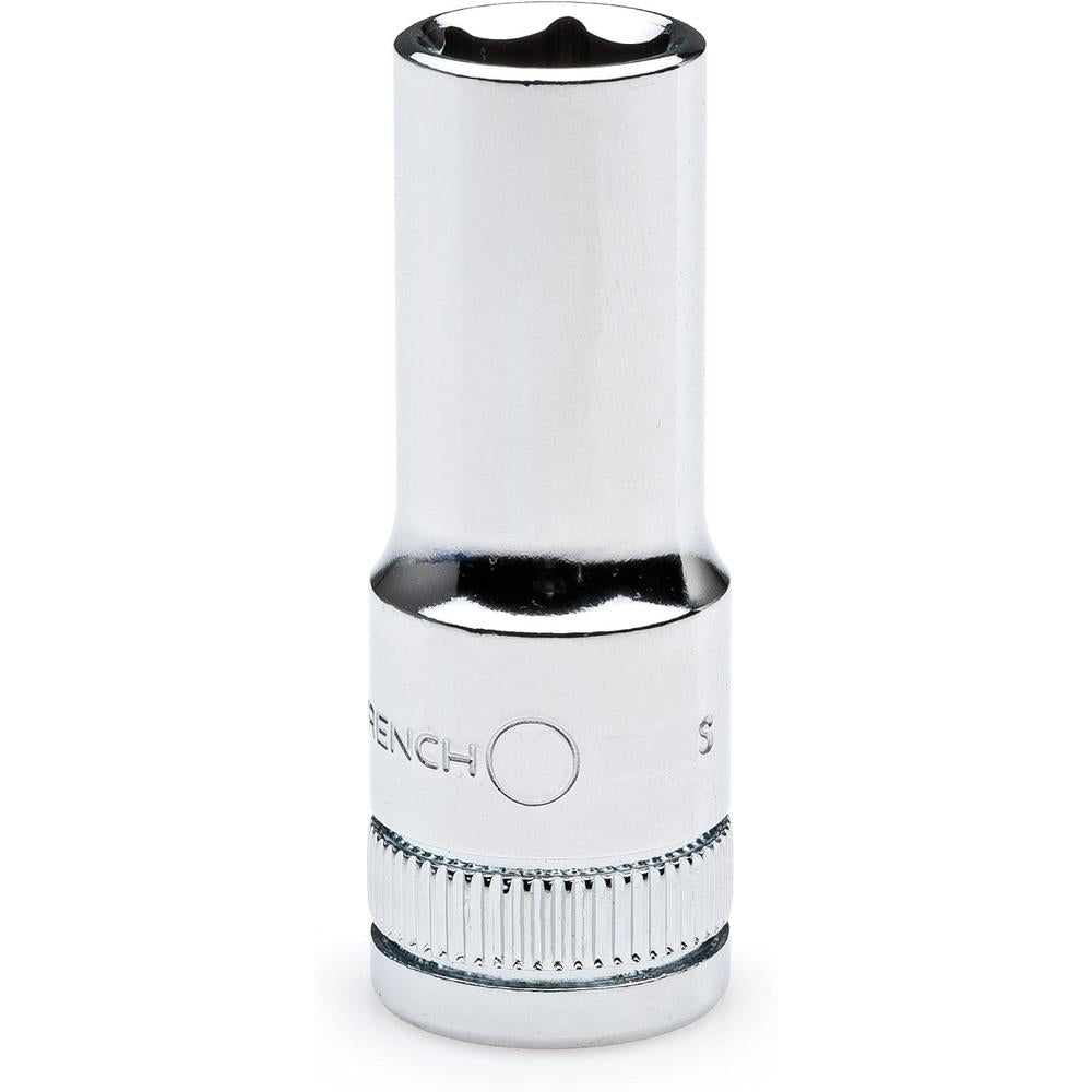 GearWrench 80148S-06 SKT MID LNGTH 1/4DR 6PT 13MM MET