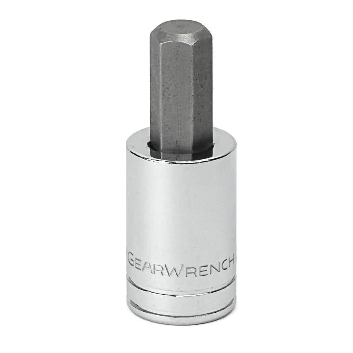 GearWrench 80164 1/4" Drive 4mm Hex Bit Metric Socket - MPR Tools & Equipment