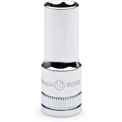 GearWrench 80304S-06 13-Piece 1/4-Inch Drive 6-Point Mid Length Socket Set Metric