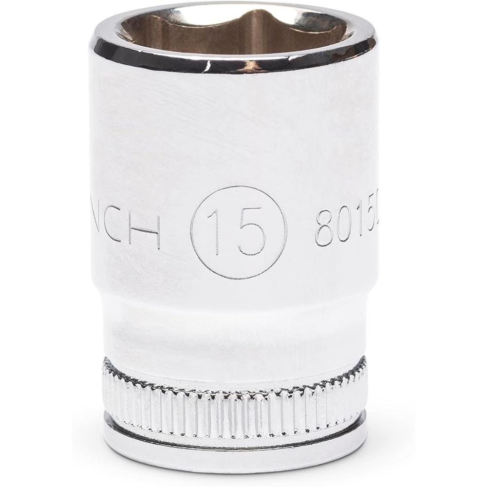 GearWrench 80304S-06 13-Piece 1/4-Inch Drive 6-Point Mid Length Socket Set Metric