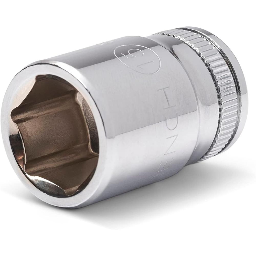 GearWrench 80304S-06 13-Piece 1/4-Inch Drive 6-Point Mid Length Socket Set Metric