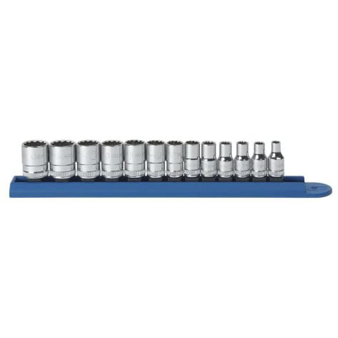 GearWrench 80306 13 Piece 1/4-Inch Drive 12 Point Standard Metric Socket Set - MPR Tools & Equipment