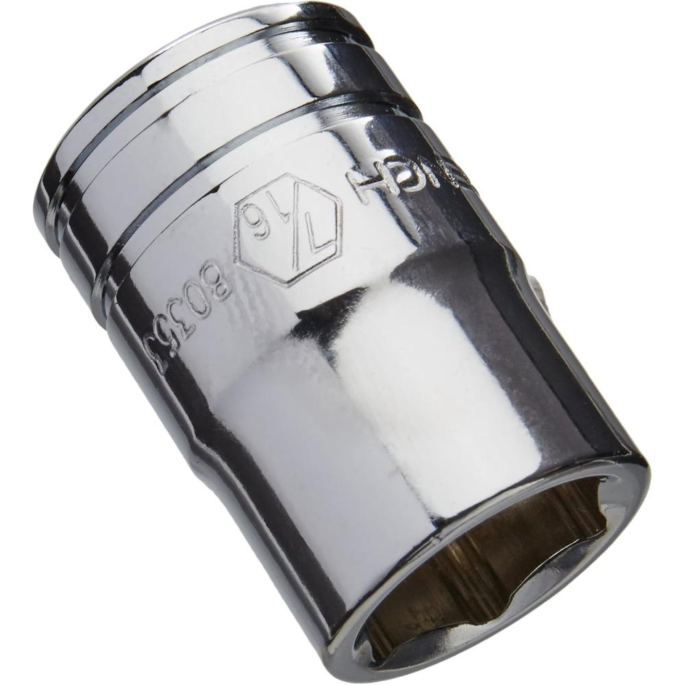 GearWrench 80353 3/8" Drive Standard Sae Socket 7/16", 6 Point