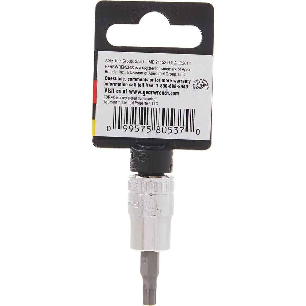 GearWrench 80537 3/8" Drive Torx Bit Socket, T27