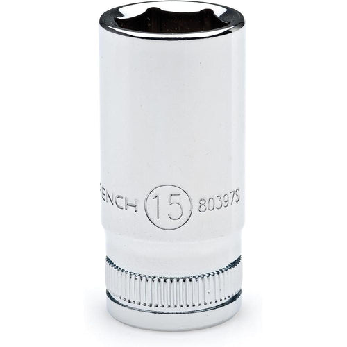 GearWrench 80554S-06 14 Pc. 3/8" Drive 6 Point Mid Length Metric Socket Set