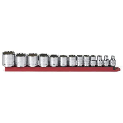 GearWrench 80561 13 Piece 3/8-Inch Drive 12 Point Standard SAE Socket Set - MPR Tools & Equipment