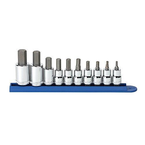 GearWrench 80578 3/8" & 1/2" Drive Hex Bit Metric Socket Set, 10 Pc - MPR Tools & Equipment