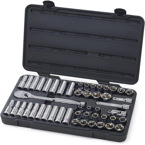 GearWrench 80700P 49-Piece 1/2" Drive 6-Point 120XP Standard & Deep SAE/Metric Mechanics Tool Set