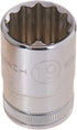 GearWrench 80754 1/2" Drive 12 Point 19mm Standard Metric Socket - MPR Tools & Equipment