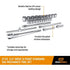 GearWrench 80880 27 Pc. 3/4" Drive 12 Pt. Standard Mechanics Tool Set, Sae