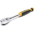 GearWrench 81007T 1/4" Drive 90-Tooth 6" Dual Material Teardrop Ratchet