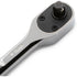 GearWrench 81011XP 1/4" Drive 120XP Full Polish Chrome Teardrop Ratchet