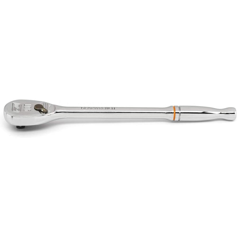 GearWrench 81028T 1/4" Drive 90-Tooth Long Handle Teardrop Ratchet