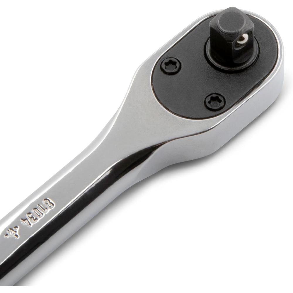 GearWrench 81034XP 1/4" Drive 120XP Full Polish Chrome Extra Long Handle Teardrop Ratchet