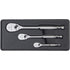 GearWrench 81206F 3-Piece Full Polish Ratchet Set