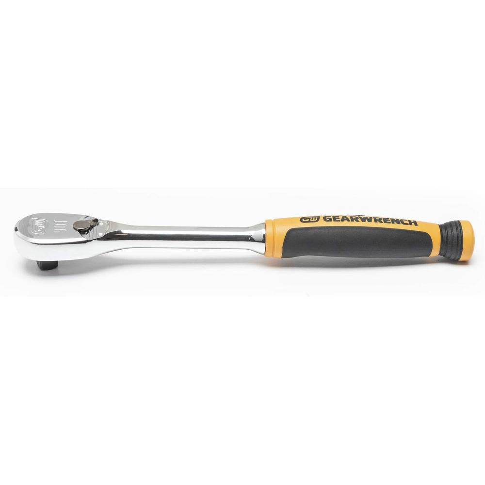 GearWrench 81208T 3/8" Drive 90-Tooth 9" Dual Material Teardrop Ratchet
