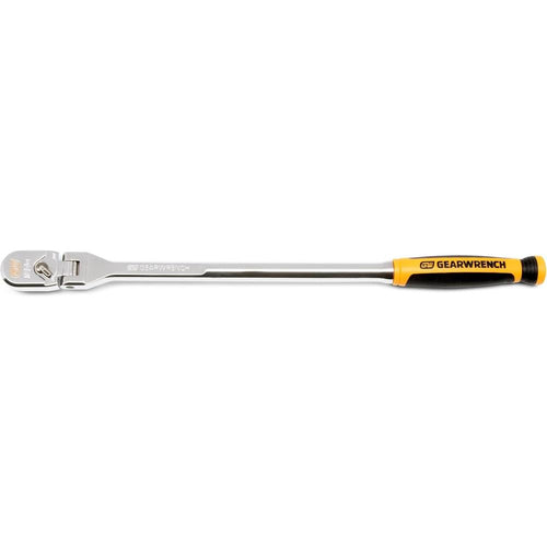 GearWrench 81210XP 3/8 Drive 120XP Dual Material Handle Flex Head Teardrop Ratchet