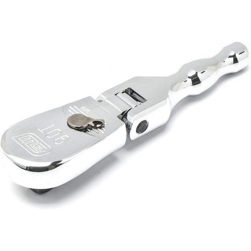 GearWrench 81212T 3/8" Drive 90-Tooth Stubby Flex Head Teardrop Ratchet