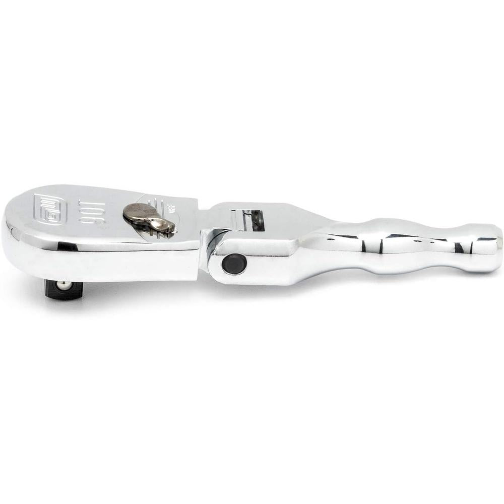 GearWrench 81212T 3/8" Drive 90-Tooth Stubby Flex Head Teardrop Ratchet