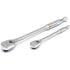 GearWrench 81268T 2pc 1/4" & 3/8" Drive 90-Tooth Long Handle Teardrop Ratchet Set