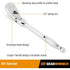GearWrench 81274 2 Pc. 1/4" & 3/8" Drive 84 Tooth Locking Flex Head Teardrop Ratchet Set