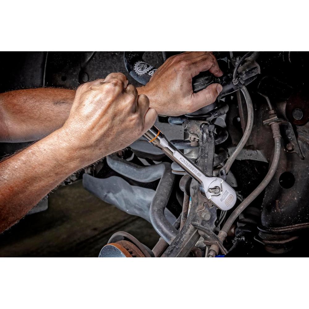 GearWrench 81304XP 1/2" Drive 120XP Full Polish Chrome Teardrop Ratchet