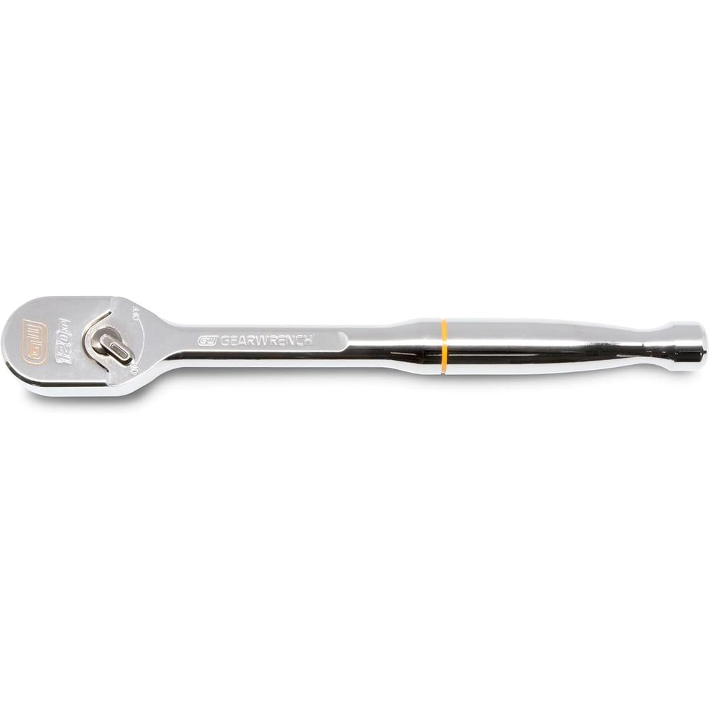 GearWrench 81304XP 1/2" Drive 120XP Full Polish Chrome Teardrop Ratchet
