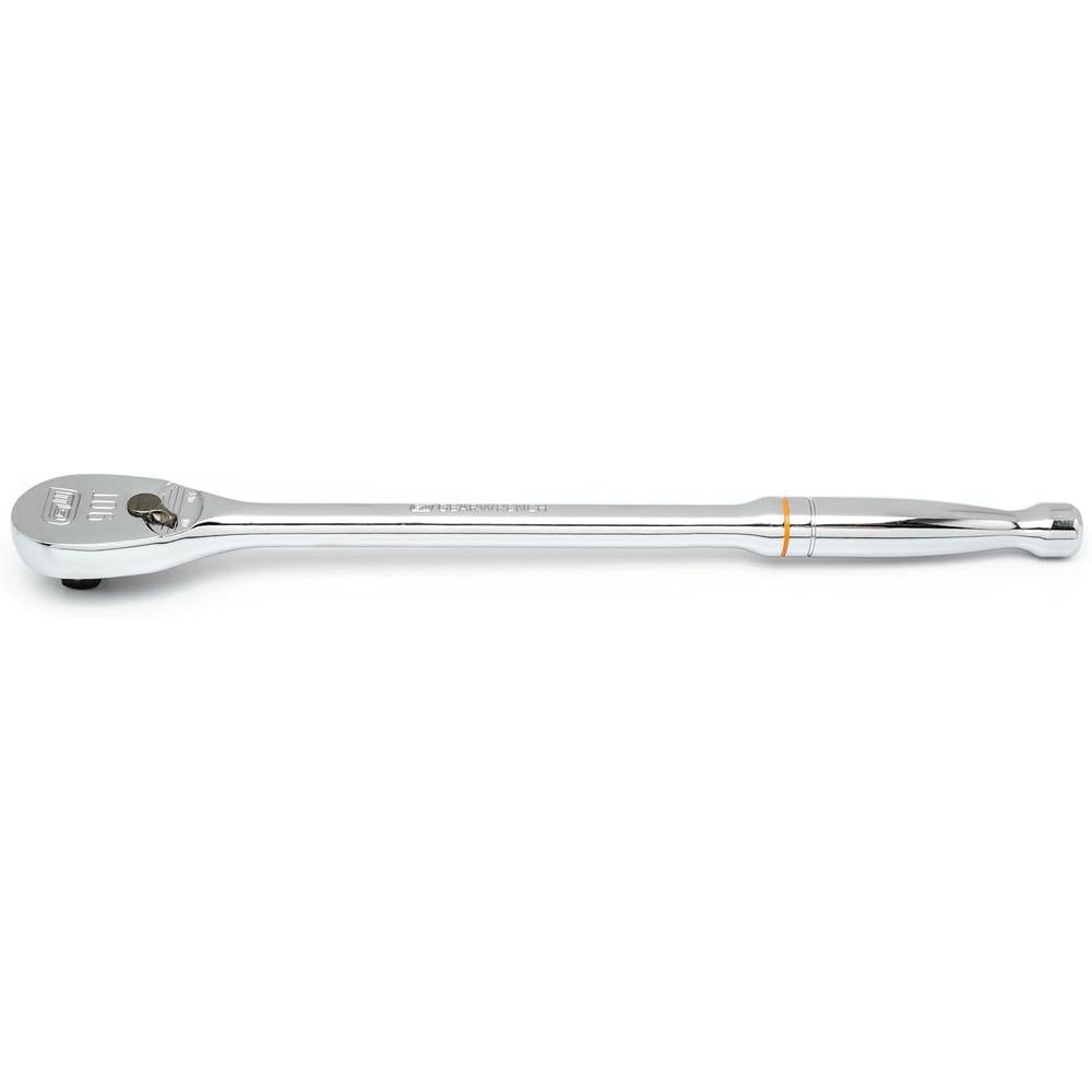 GearWrench 81360T 1/2" Drive 90-Tooth Long Handle Teardrop Ratchet 15"