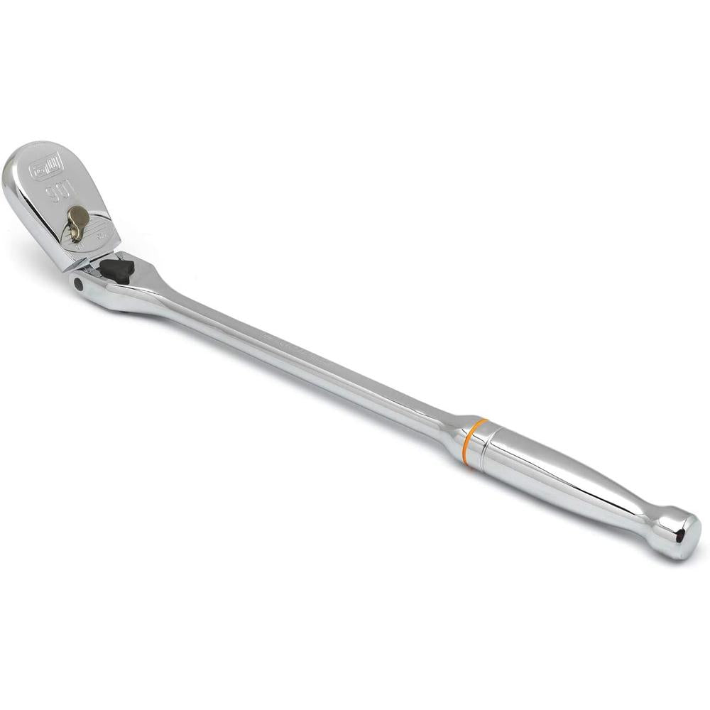 GearWrench 81362T 1/2" Drive 90-Tooth 17" Locking Flex Head Teardrop Ratchet