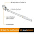 GearWrench 81362T 1/2" Drive 90-Tooth 17" Locking Flex Head Teardrop Ratchet