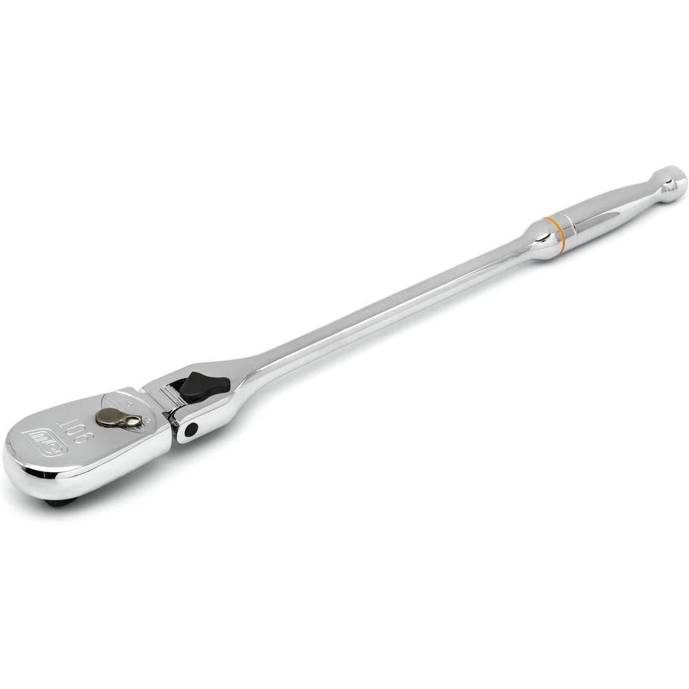 GearWrench 81362T 1/2" Drive 90-Tooth 17" Locking Flex Head Teardrop Ratchet