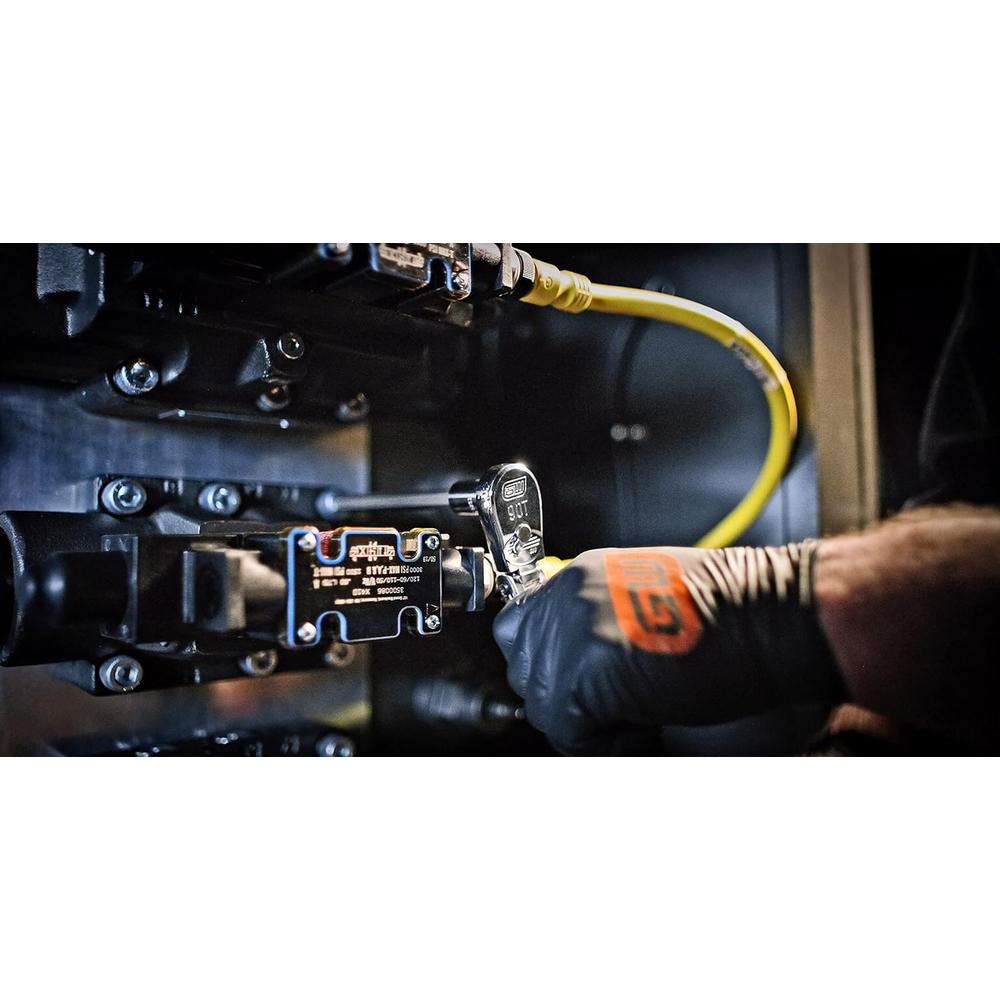 GearWrench 81362T 1/2" Drive 90-Tooth 17" Locking Flex Head Teardrop Ratchet