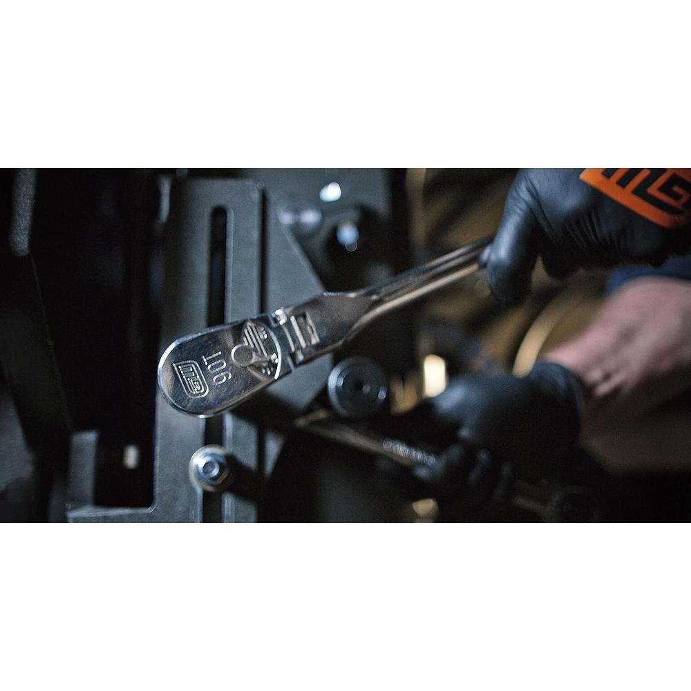 GearWrench 81362T 1/2" Drive 90-Tooth 17" Locking Flex Head Teardrop Ratchet