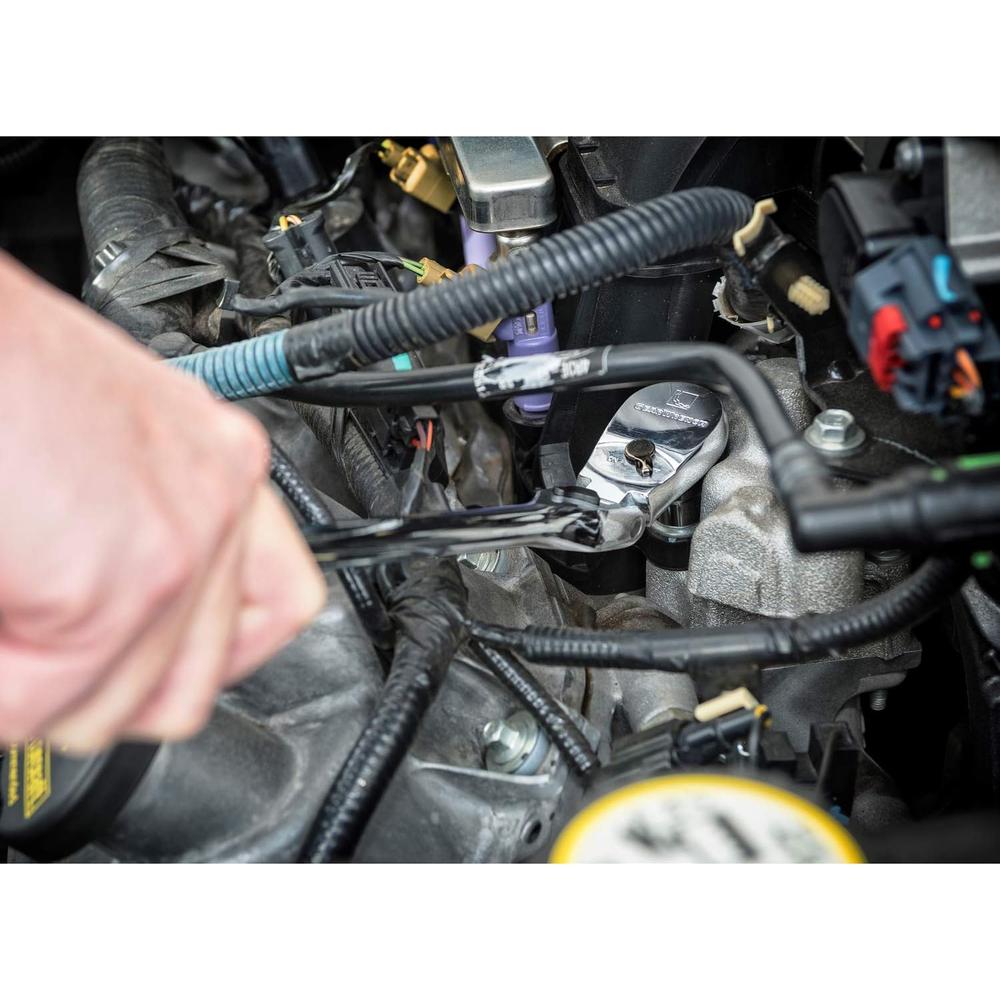 GearWrench 81363 1/2" Drive 84 Tooth Locking Flex Head Teardrop Ratchet 24"